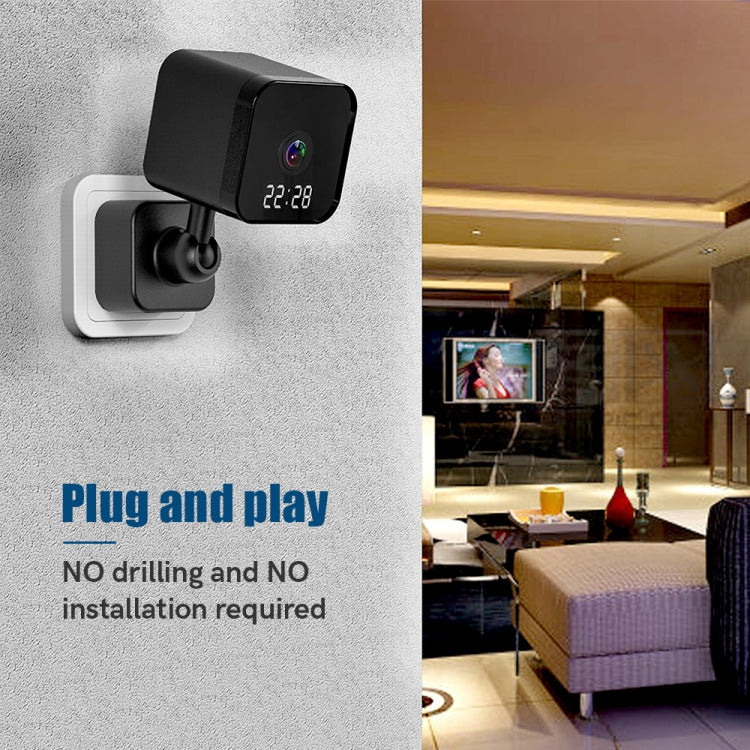 DP27 1080P Clock Plug Card WiFi Camera, Support Two-way Voice Intercom & Mobile Monitoring, US Plug, EU Plug DP27 1080P Clock Plug Card WiFi Camera, Support Two-way Voice Intercom & Mobile Monitoring, US Plug, EU Plug